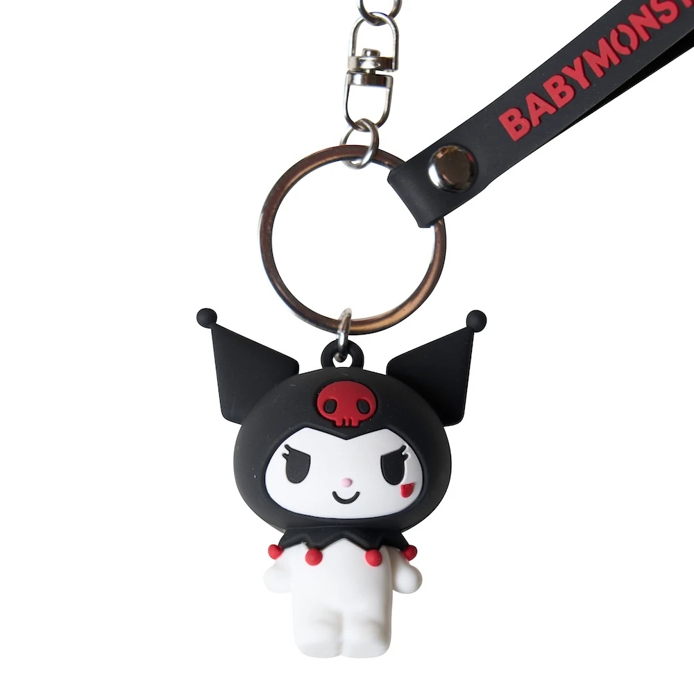 軟膠吊飾｜ラバーキーホルダー＜KUROMI＞