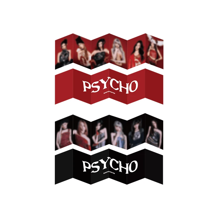 迷你手風琴相冊(2本)｜[PSYCHO] BABYMONSTER MINI ACCORDION PHOTO BOOK
