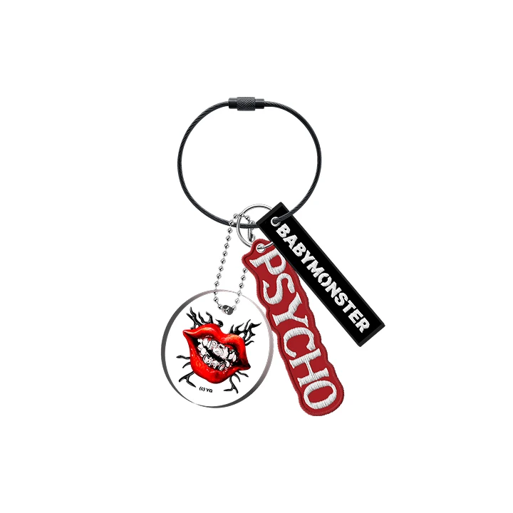 鑰匙圈｜[PSYCHO] BABYMONSTER PSYCHO KEYRING