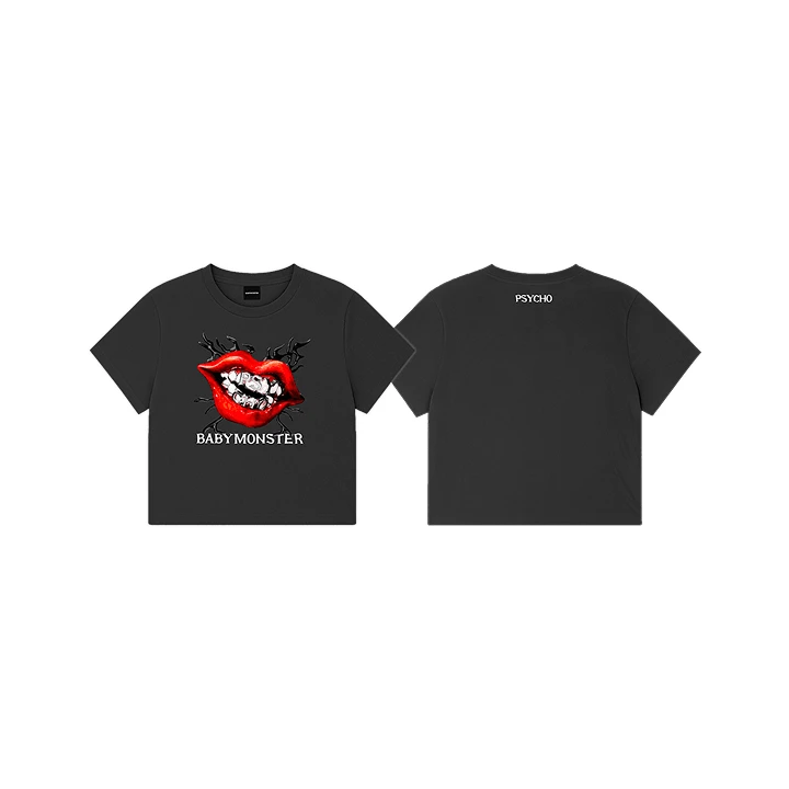 SYMBOL 短版短袖 M/L｜[PSYCHO] BABYMONSTER SYMBOL CROP T-SHIRT