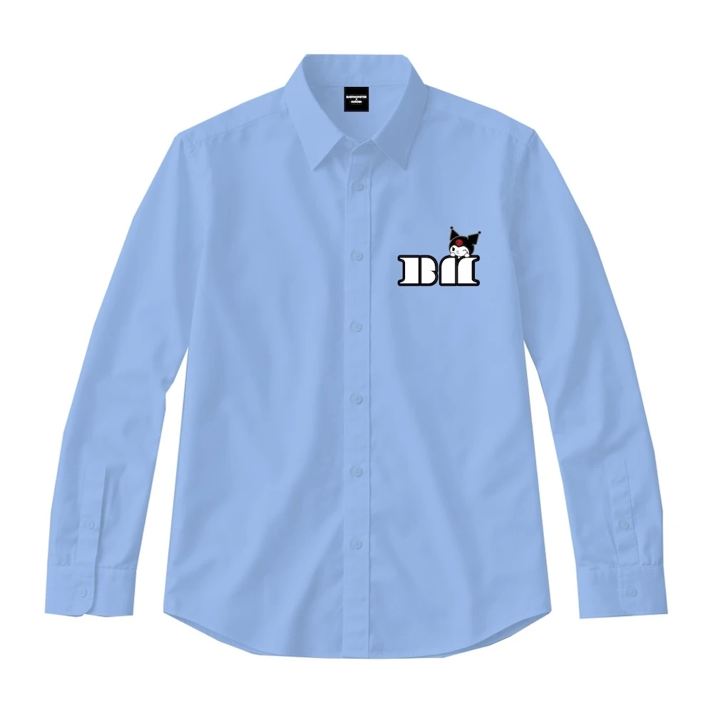 寬版襯衫｜ビッグシャツ＜KUROMI＞（BLUE）