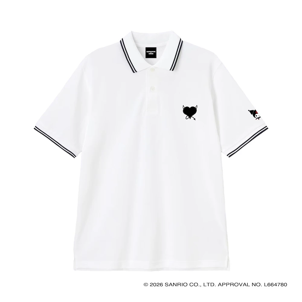 BABYMONSTER x KUROMI ポロシャツ ホワイト L BABYMONSTER × KUROMI ｜TBUY KSHOP