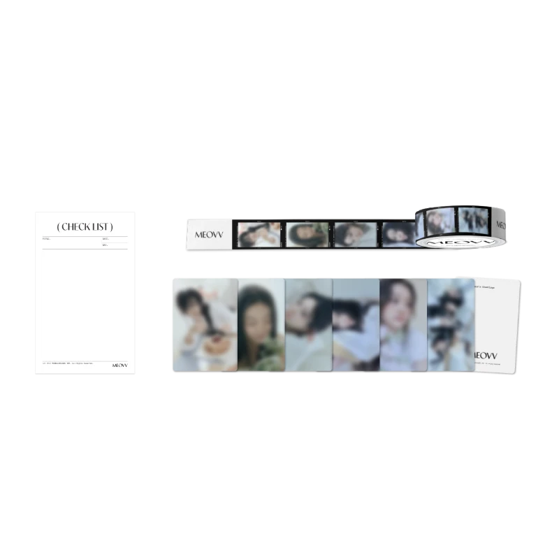 紙膠帶便條紙組｜MEOVV Masking Tape + Memo Pad Set - "MEOVV" OFFICIAL MERCH