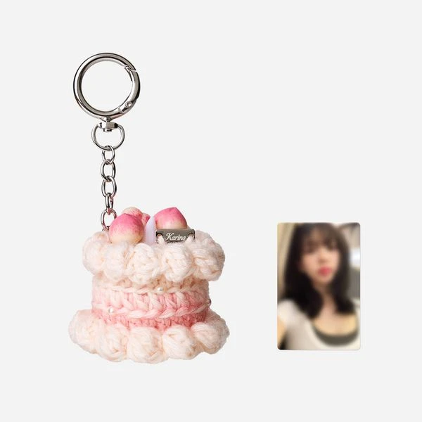 KARINA 生日蛋糕鑰匙圈｜KARINA CROCHET MINI CAKE KEYRING
