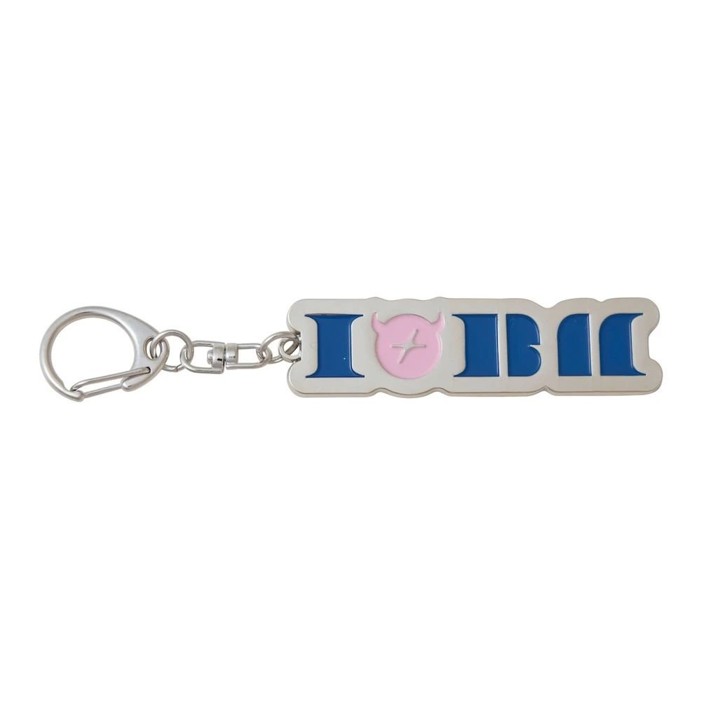 【FC會員限定】I LOVE BM金屬鑰匙圈(粉紅)｜I LOVE BM メタルキーホルダー＜CHOOM＞ PINK