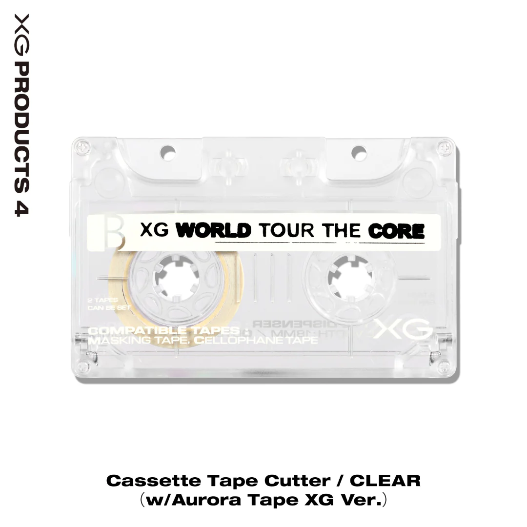 膠帶切割器(透明)｜Cassette Tape Cutter / CLEAR