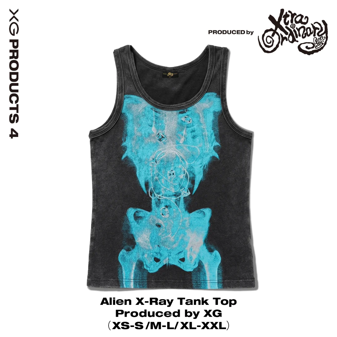 異形X光坦克背心｜Alien X-Ray Tank Top Top Produced by XG
