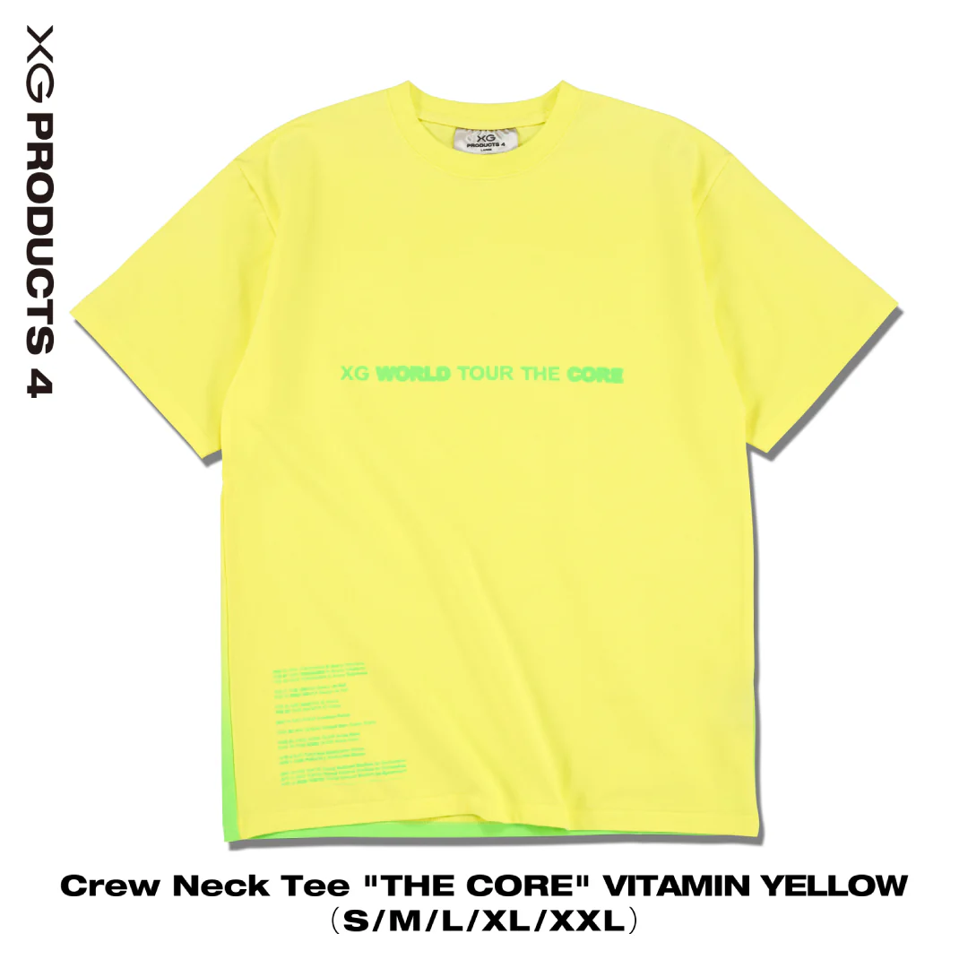 【日版】圓領短袖(維他命黃)｜【JAPAN EDITION】Crew Neck Tee "THE CORE" / VITAMIN YELLOW