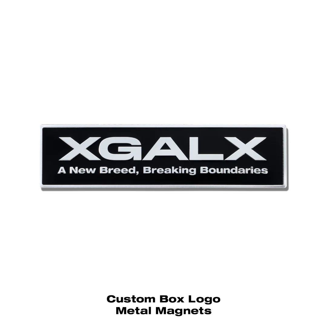 XGALX金屬磁鐵｜Custom Box Logo Metal Magnets