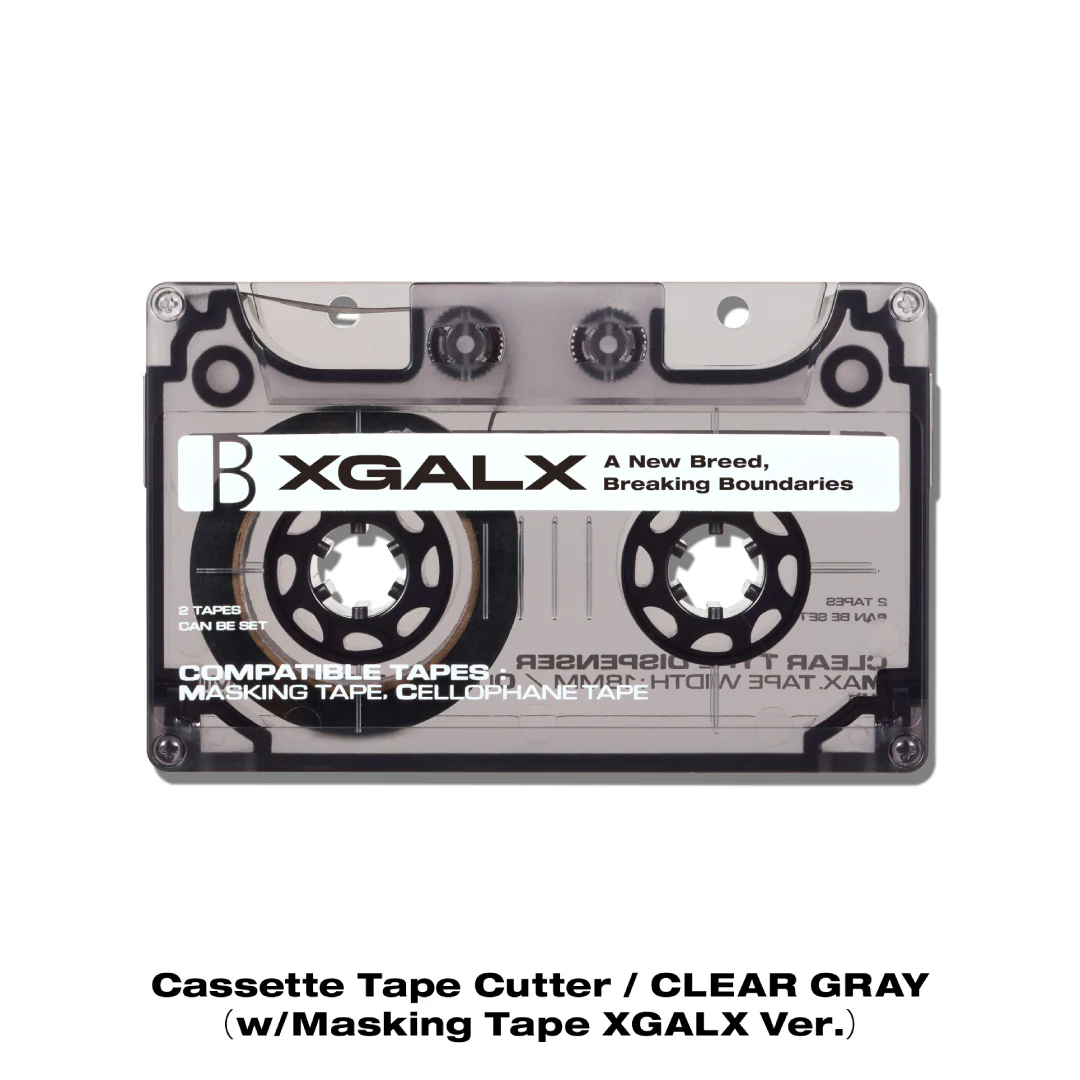 膠帶切割器(透明灰)｜Cassette Tape Cutter / CLEAR GRAY