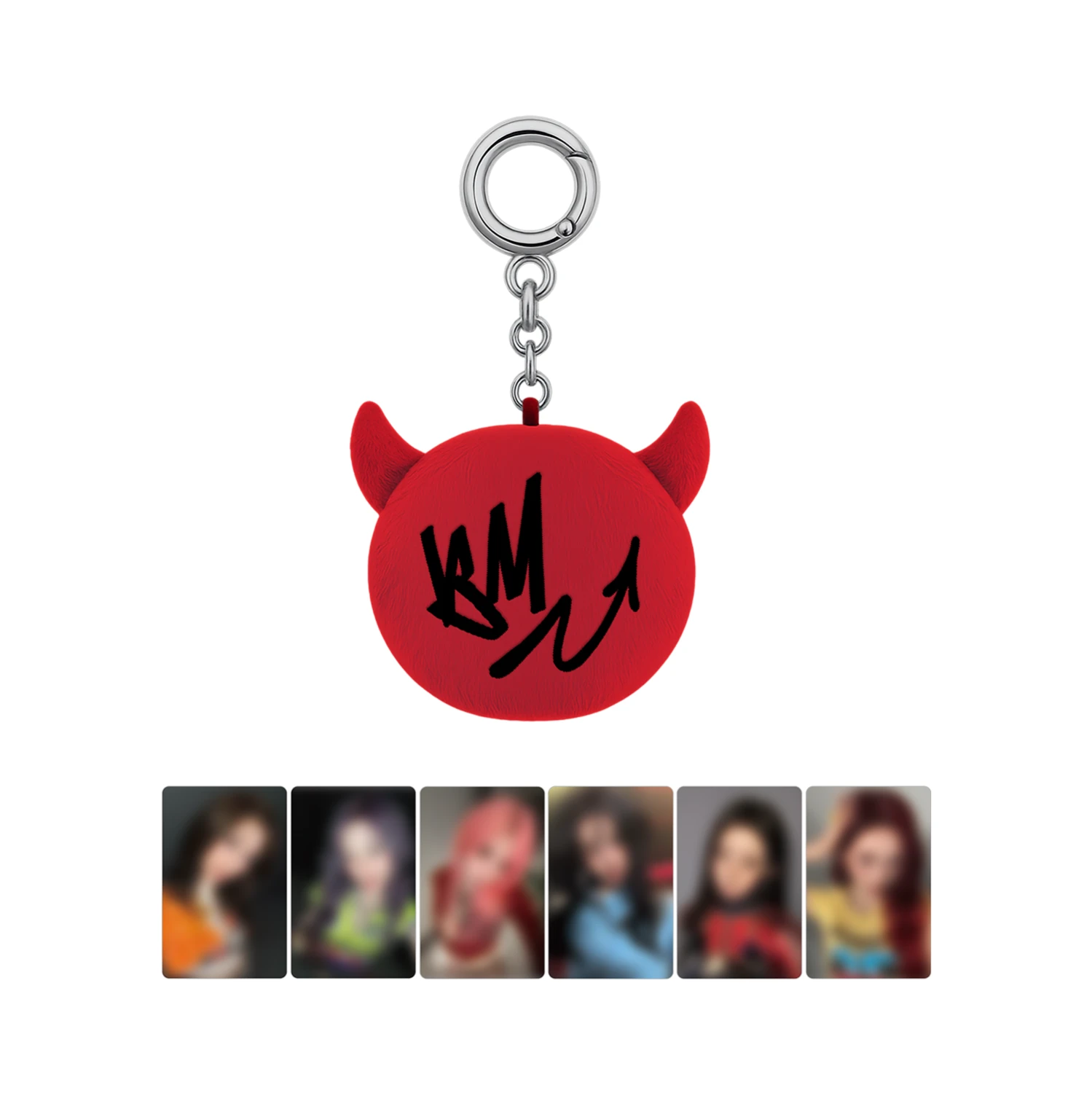毛絨鑰匙圈(含1卡)｜[CHOOM] BABYMONSTER PLUSH KEYRING