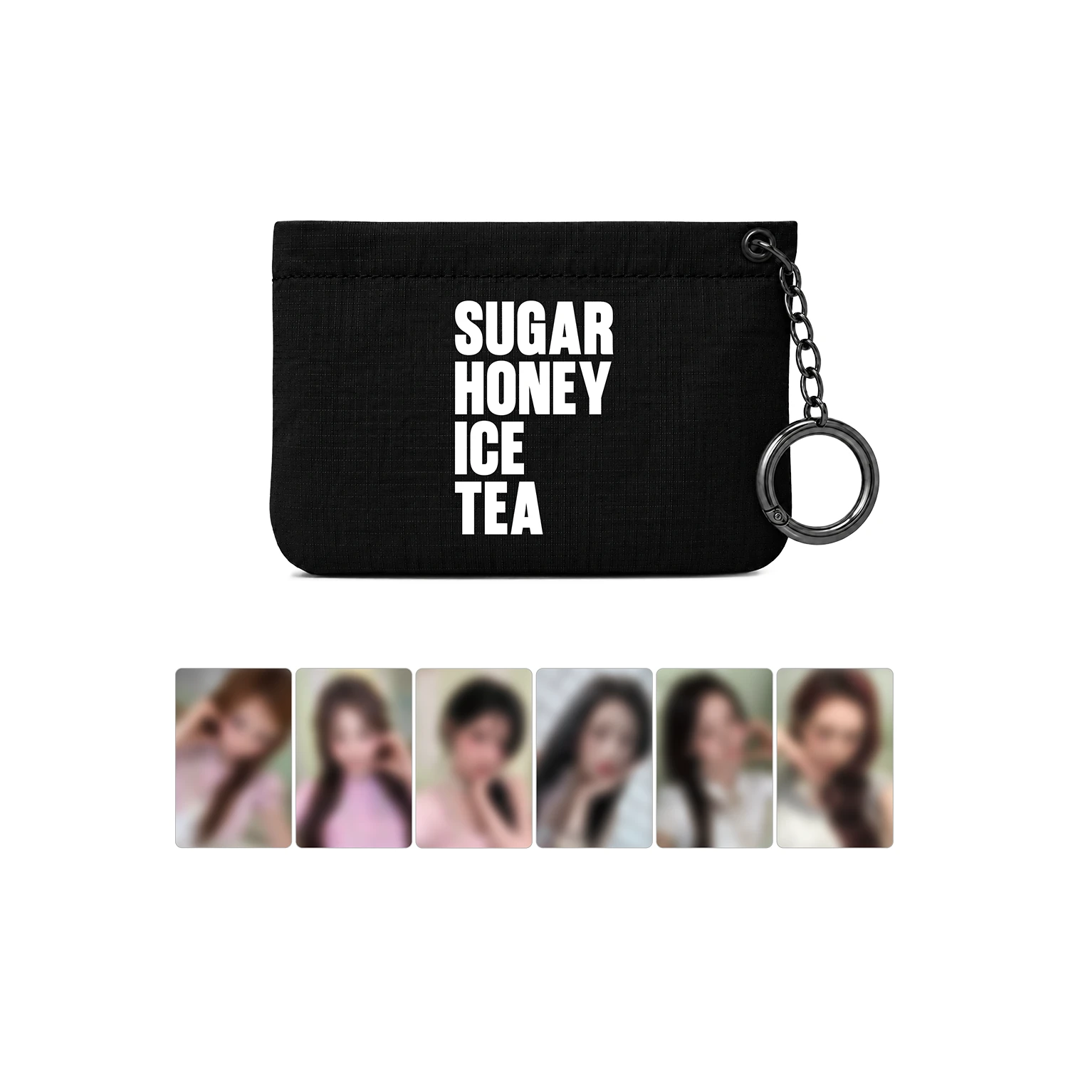 鑰匙圈拉鍊包(含6卡)｜KEYRING ZIPPER POUCH