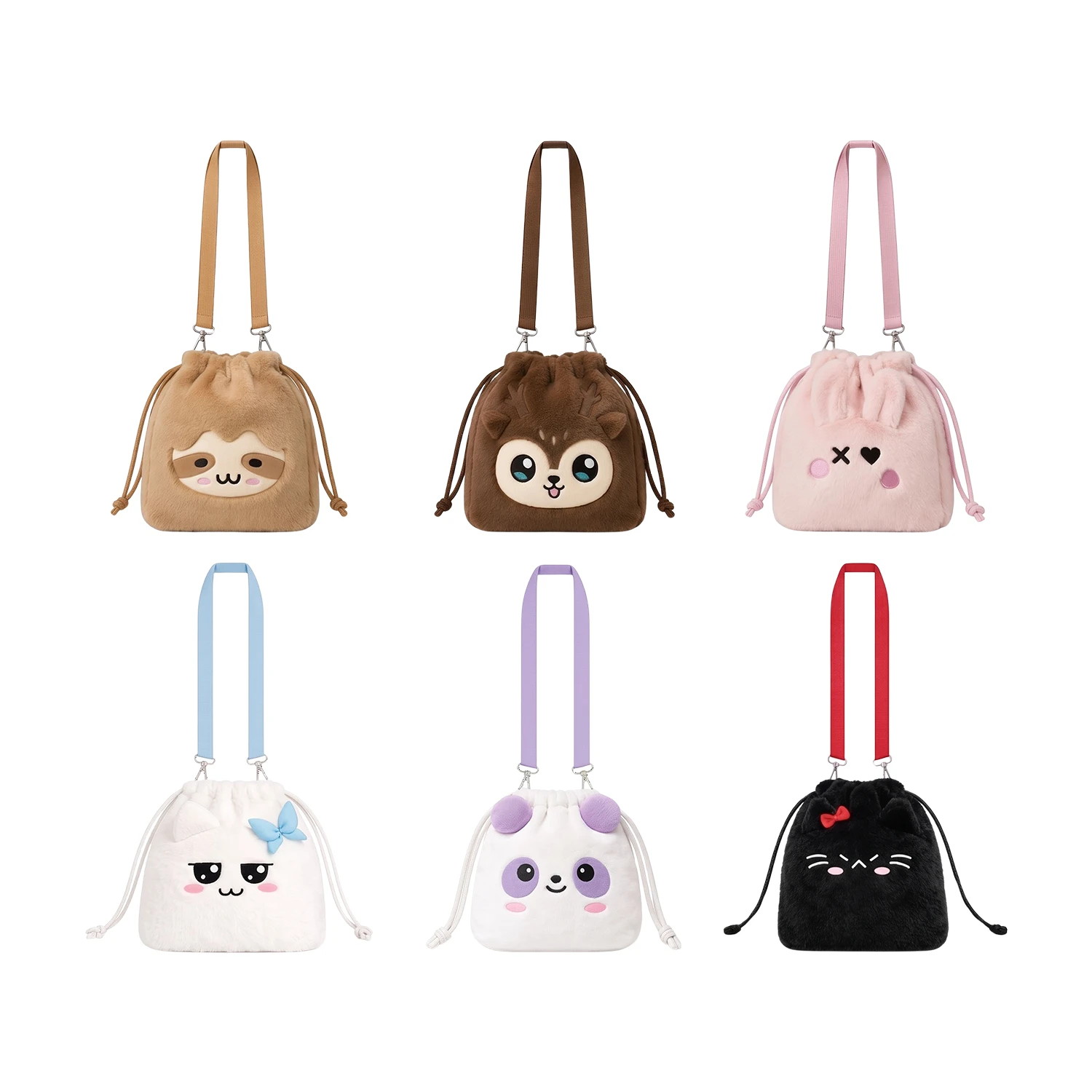 角色束口袋斜背包｜CHARACTER STRING POUCH CROSS BAG