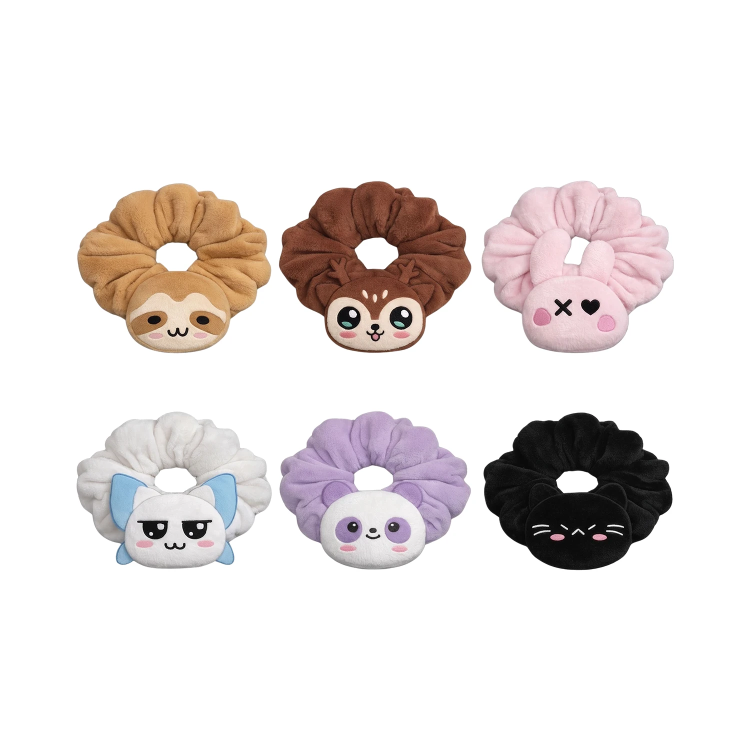 角色毛絨髮圈｜CHARACTER PLUSH SCRUNCHIE
