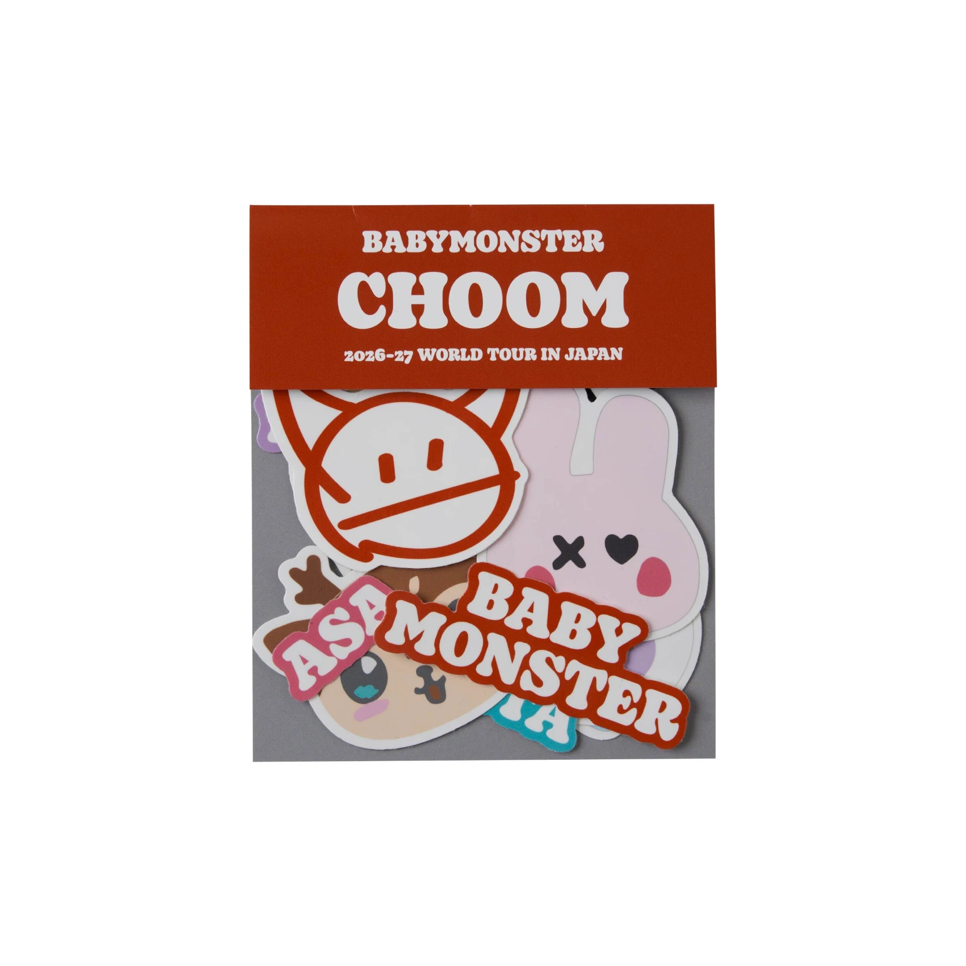 角色貼紙組＜CHOOM TOUR SPECIAL＞｜キャラクターステッカーセット＜CHOOM TOUR SPECIAL＞