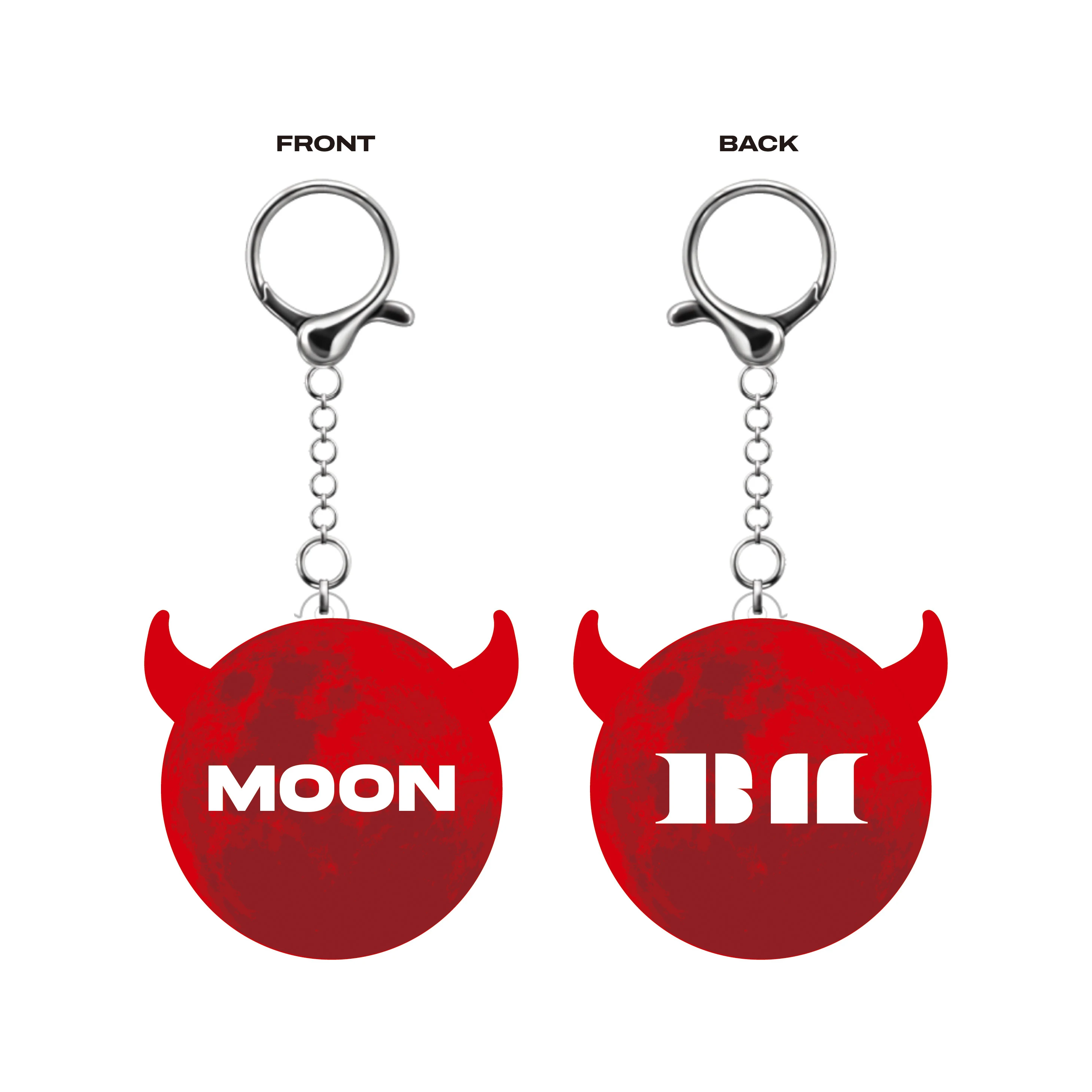 MOON 壓克力鑰匙圈｜アクリルキーホルダー＜MOON＞