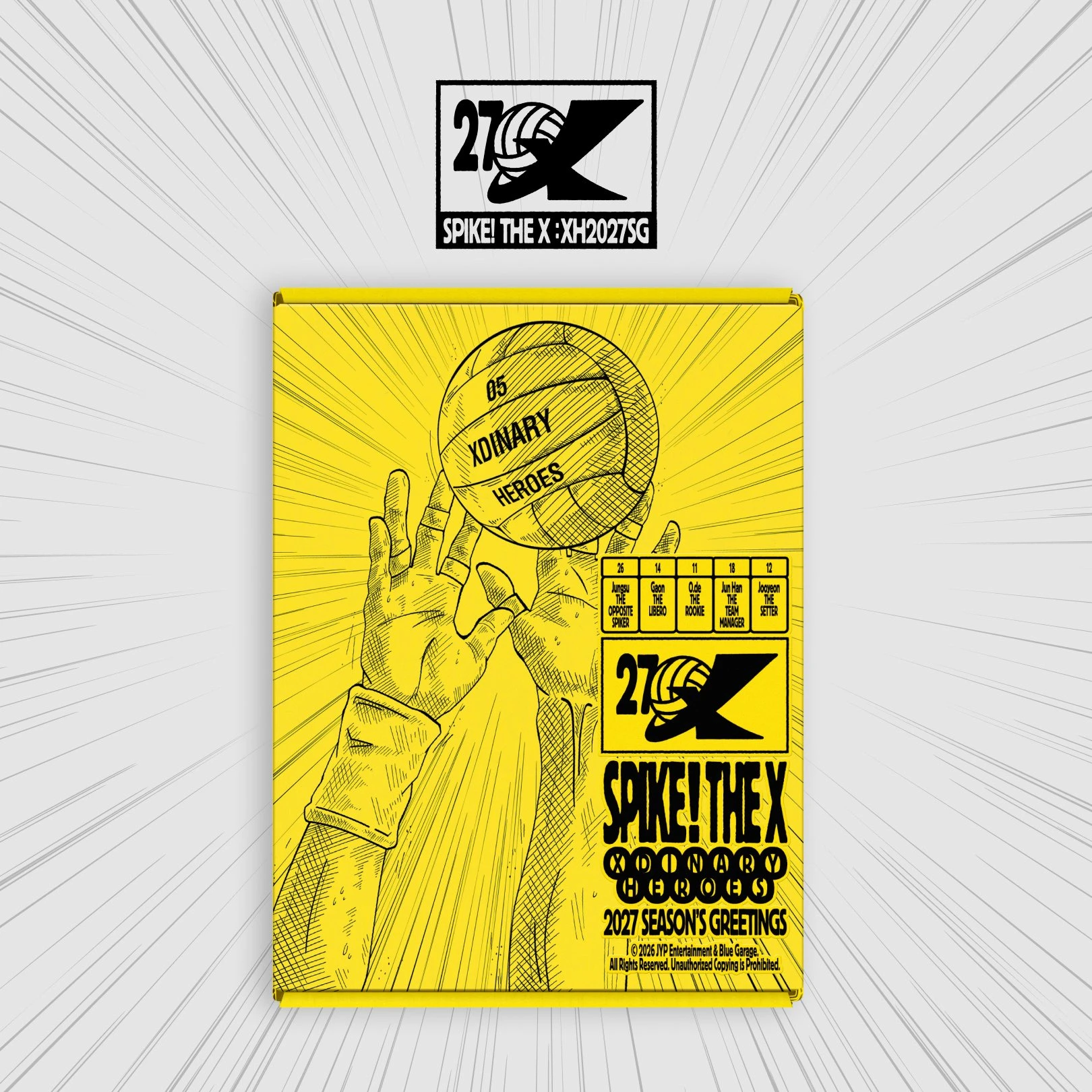 2027年曆｜Xdinary Heroes 2027 Season's Greetings [SPIKE! THE X]
