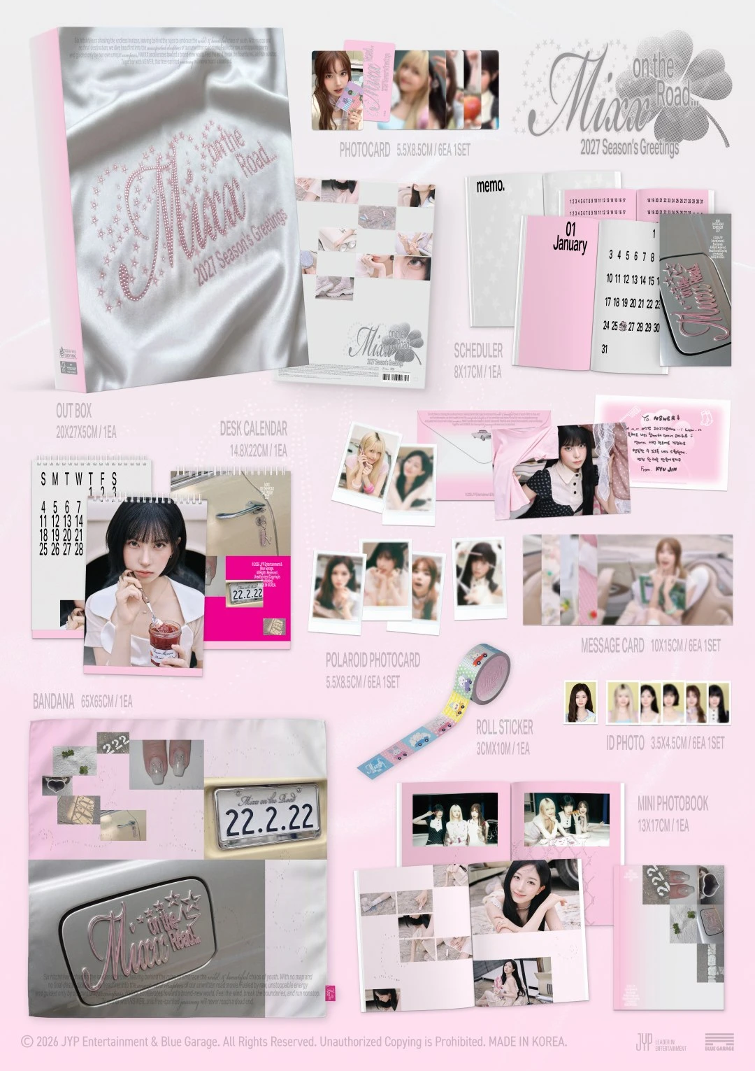 2027年曆｜NMIXX 2027 Season's Greetings [MIXX ON THE ROAD]