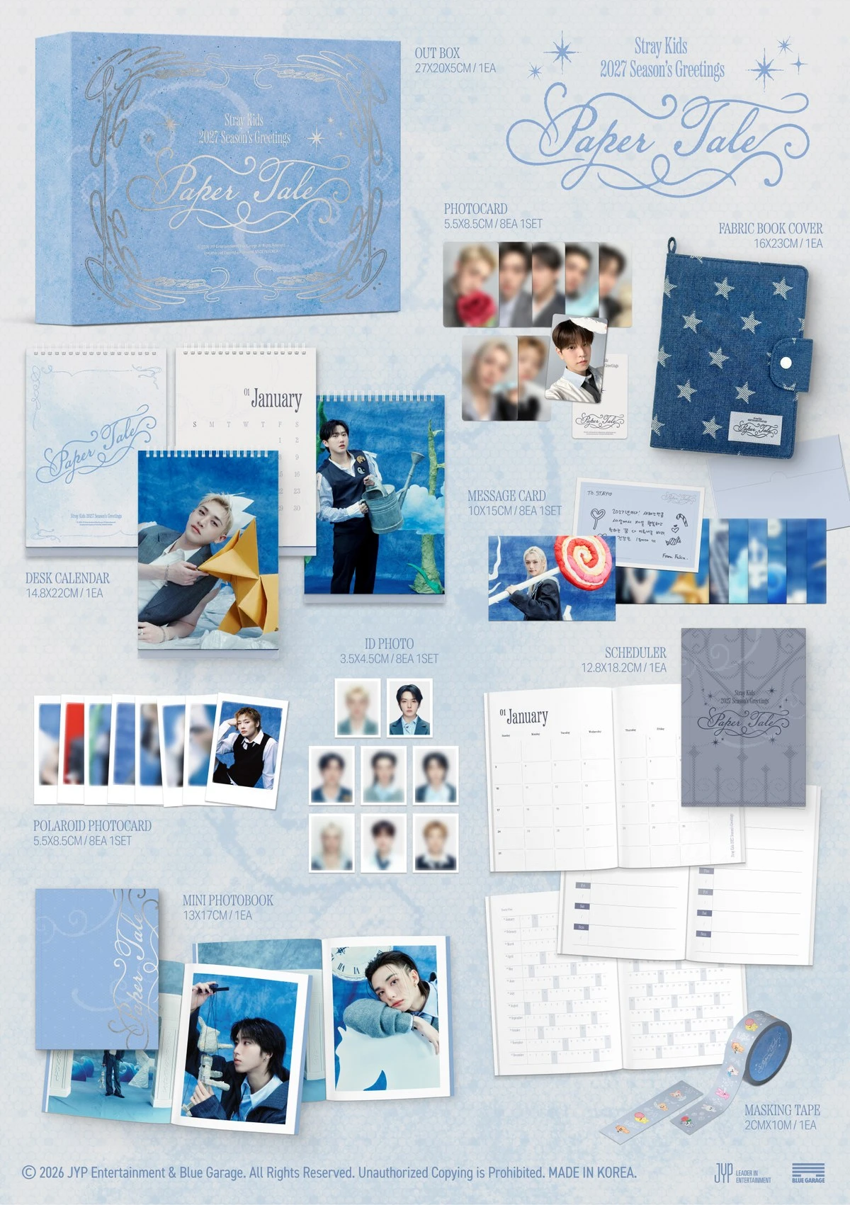 2027年曆｜Stray Kids 2027 Season's Greetings [Paper Tale]