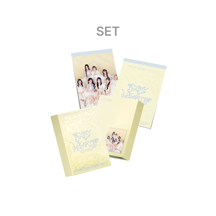 2027年曆＋掛曆套組｜2027 Hearts2Hearts SEASON'S GREETINGS + Wall Calendar SET
