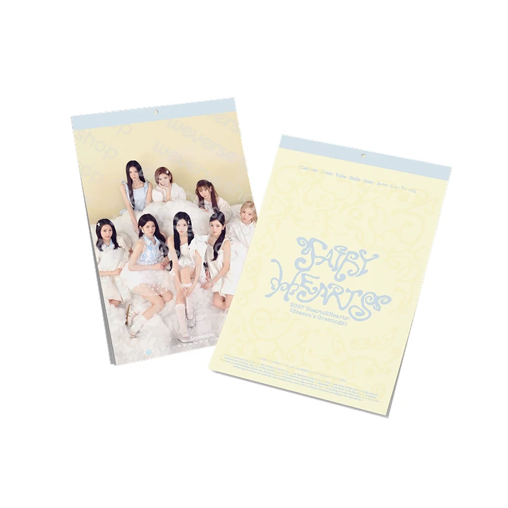 2027掛曆｜2027 Hearts2Hearts Wall Calendar