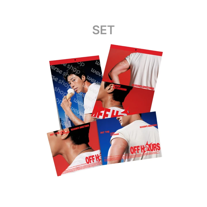 2027年曆＋掛曆套組｜2027 TVXQ! SEASON'S GREETINGS + Wall Calendar SET