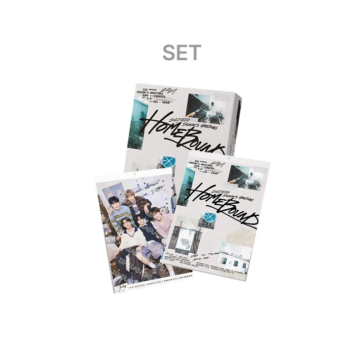 2027年曆＋掛曆套組｜2027 EXO SEASON'S GREETINGS + Wall Calendar SET