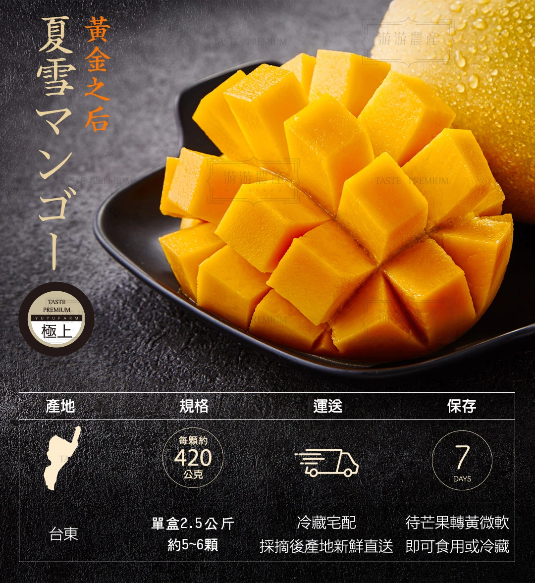 夏雪芒果 游游農產