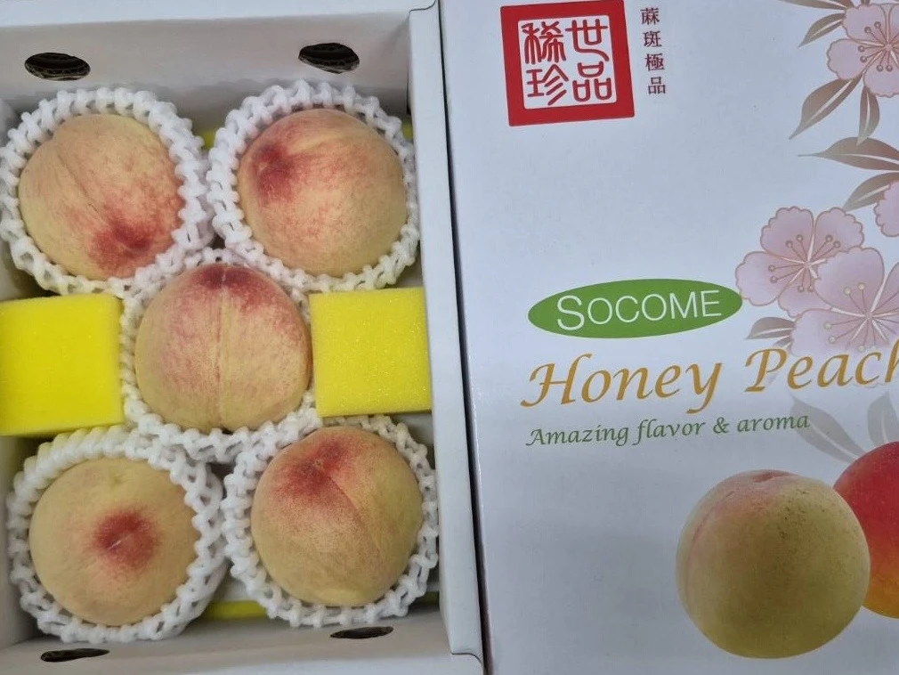 空運加州壽康水蜜桃原裝禮盒 |水蜜桃界皇后| 含運