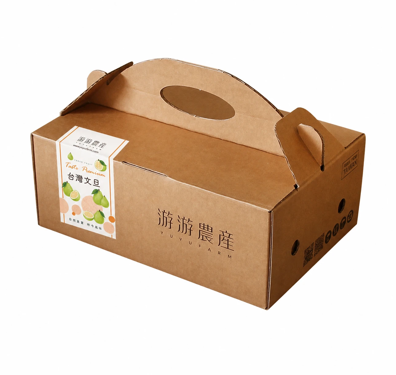 現貨| 30年麻豆老欉文旦簡約手提盒4-6顆｜3公斤±5%｜含運