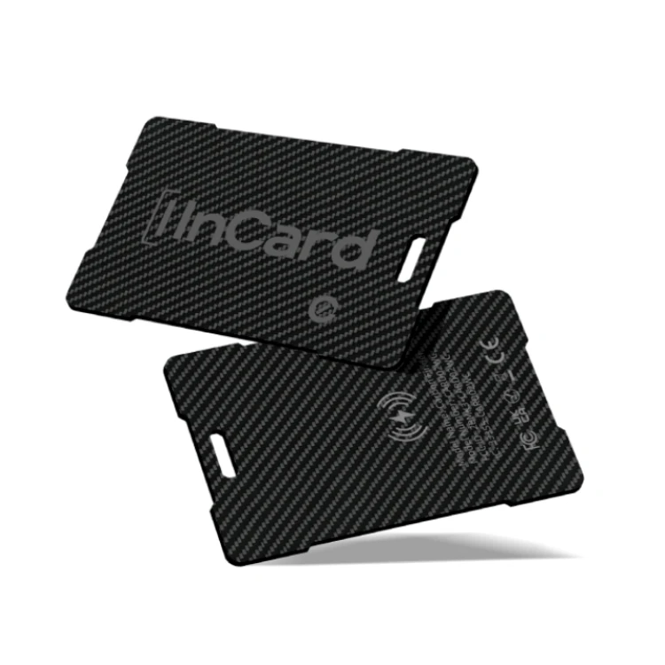 InCard 雙系統超薄卡型定位器 -無線充電版