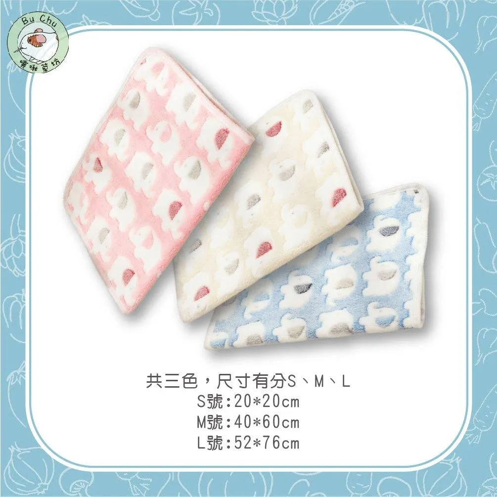 法蘭絨大象毛毯