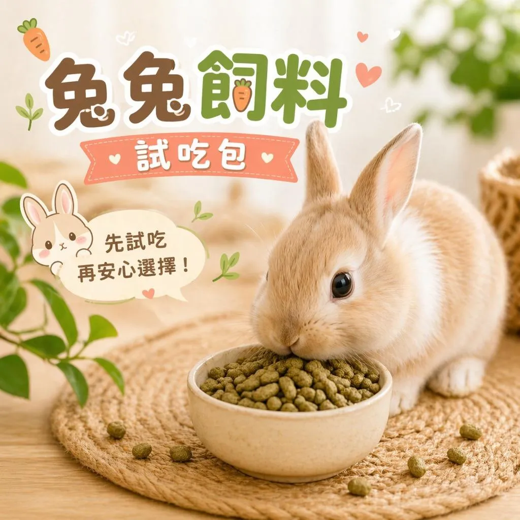 各品牌兔兔飼料試吃包