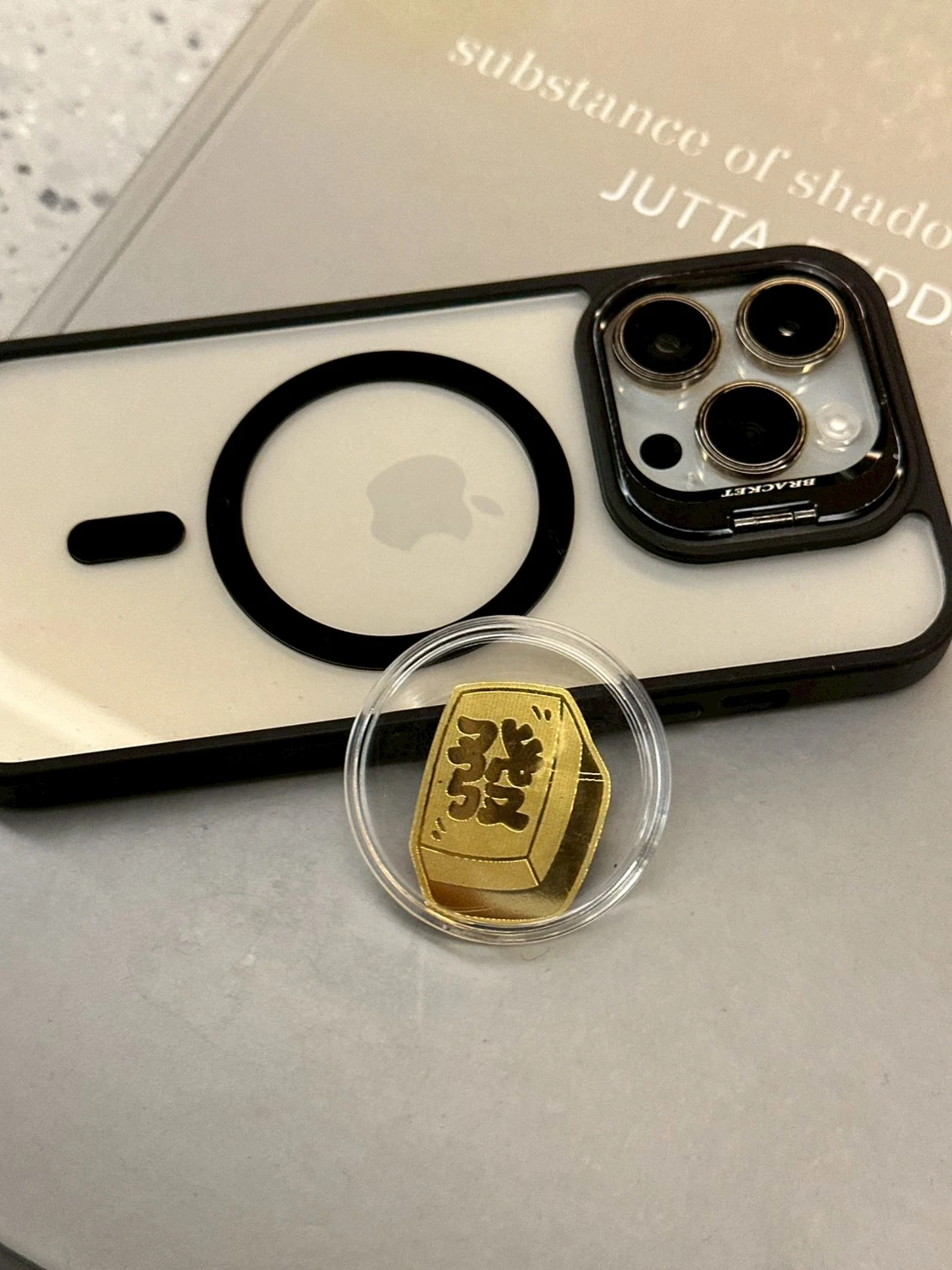 招財黃金手機貼片