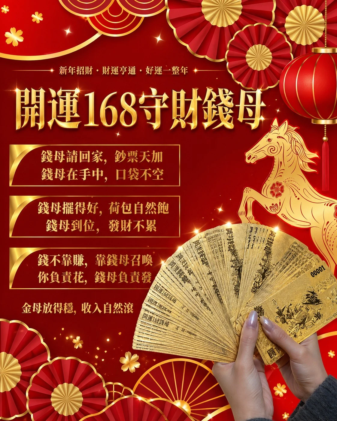 開運168 守財錢母