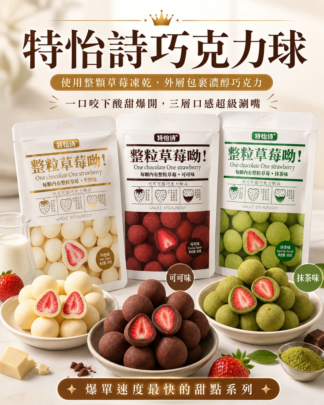 特怡詩巧克力球