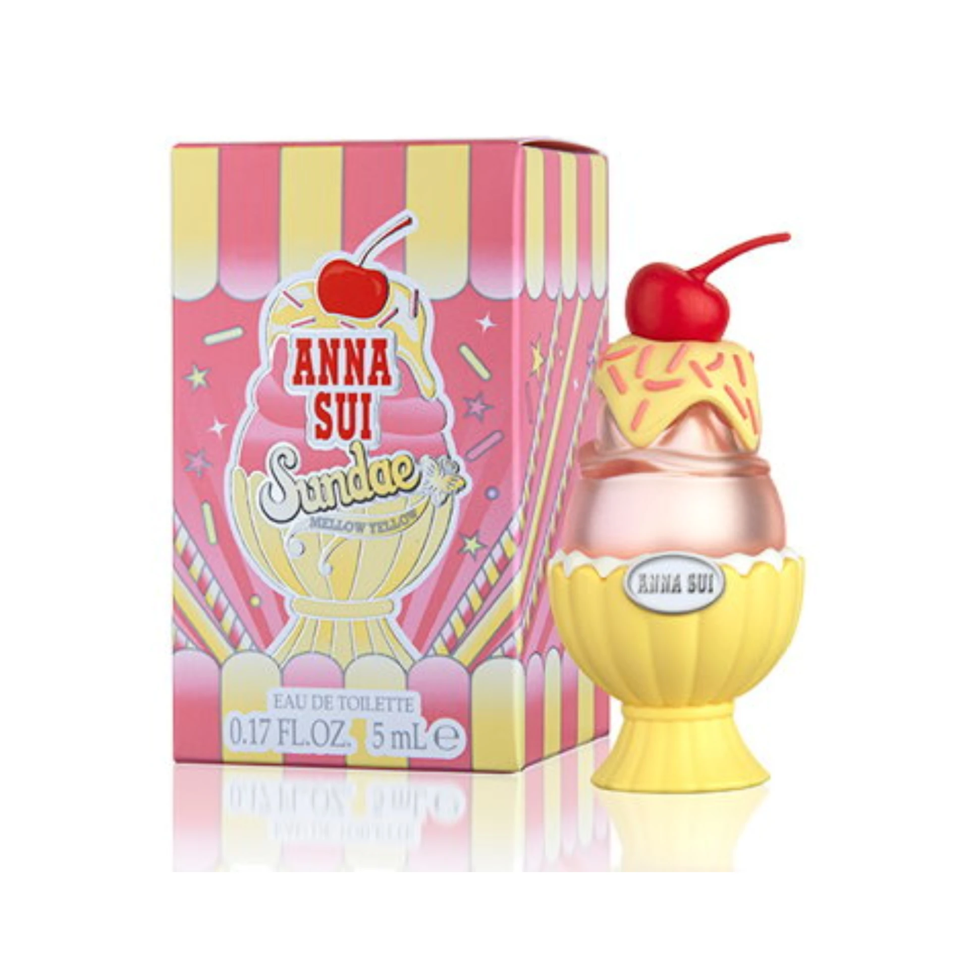 Anna Sui Sundae Pretty Pink 果漾聖代淡香水-樂夏聖代 5ml小香