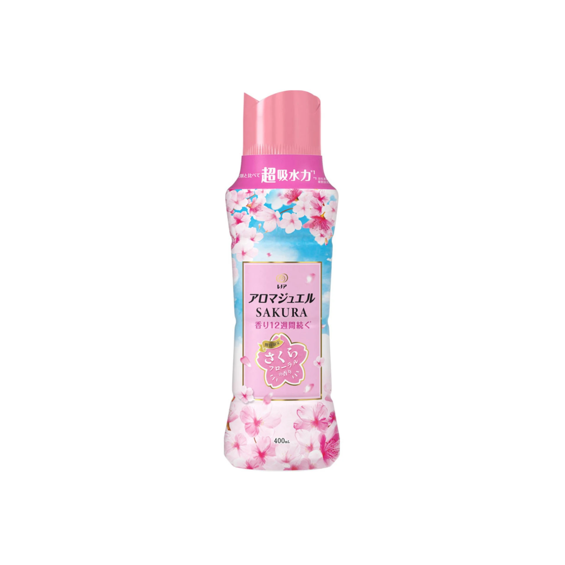 日本 LENOR 蘭諾衣物柔軟芳香豆-櫻花限定400ml