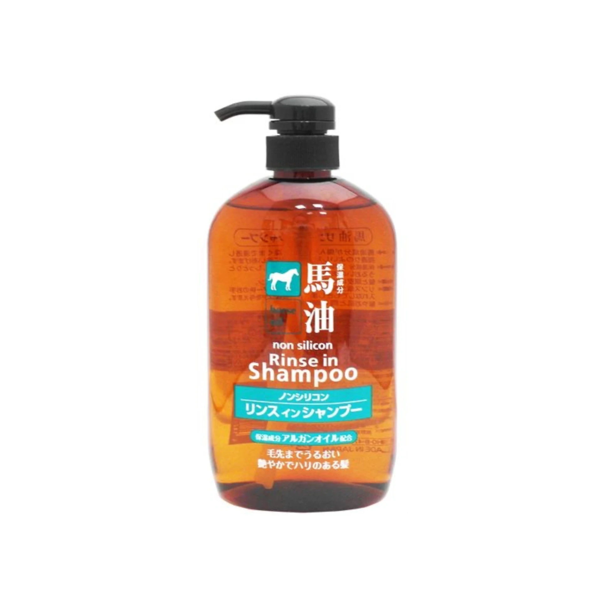 日本 熊野馬油無矽靈洗潤髮精 600ml