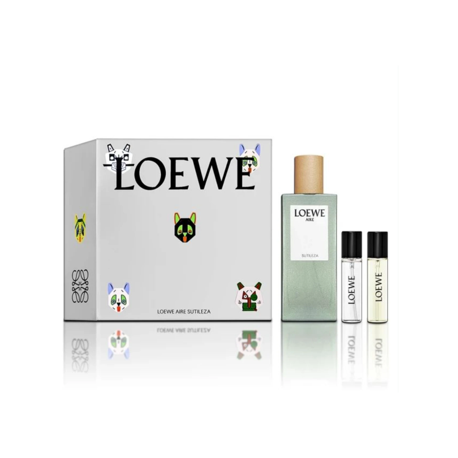 LOEWE 羅威 馬德里奇蹟天光淡香水禮盒(淡香水100ML+隨身瓶10ML+獨奏宣言女士濃香精10ML)