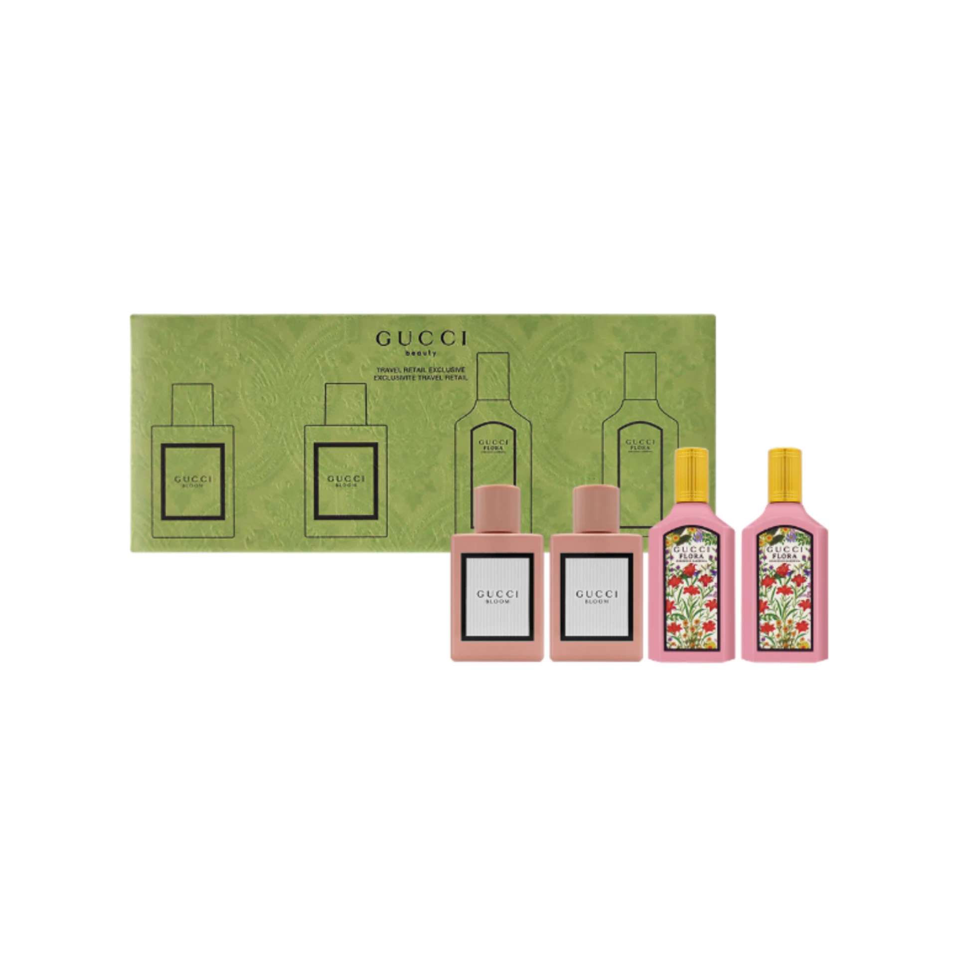 GUCCI 花悅梔子花小香禮盒 5ml*4