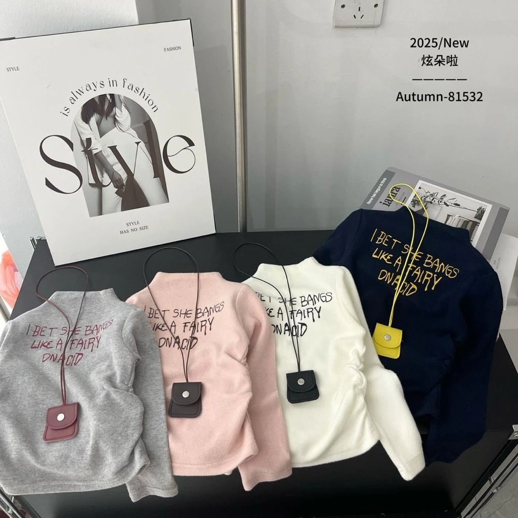 高領女童打底衣(110-150)