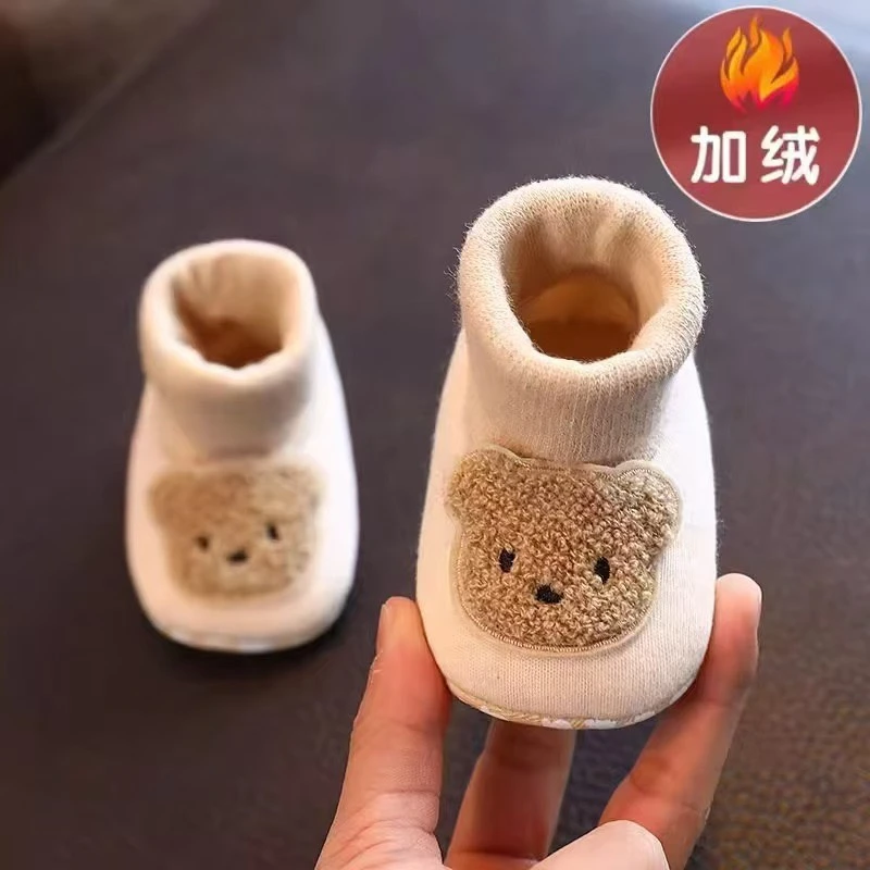 寶寶彩棉鞋襪加絨