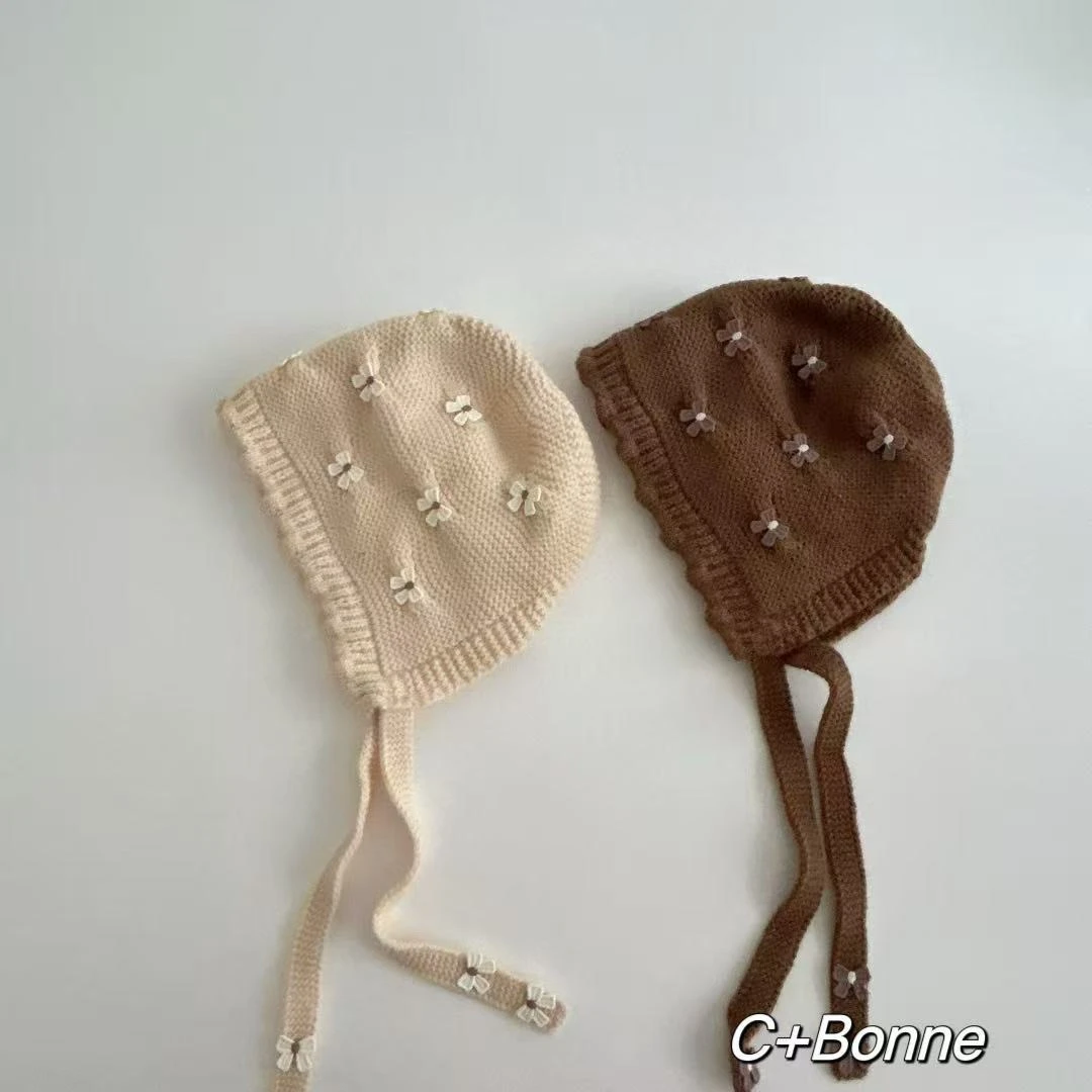 蝴蝶結毛線帽