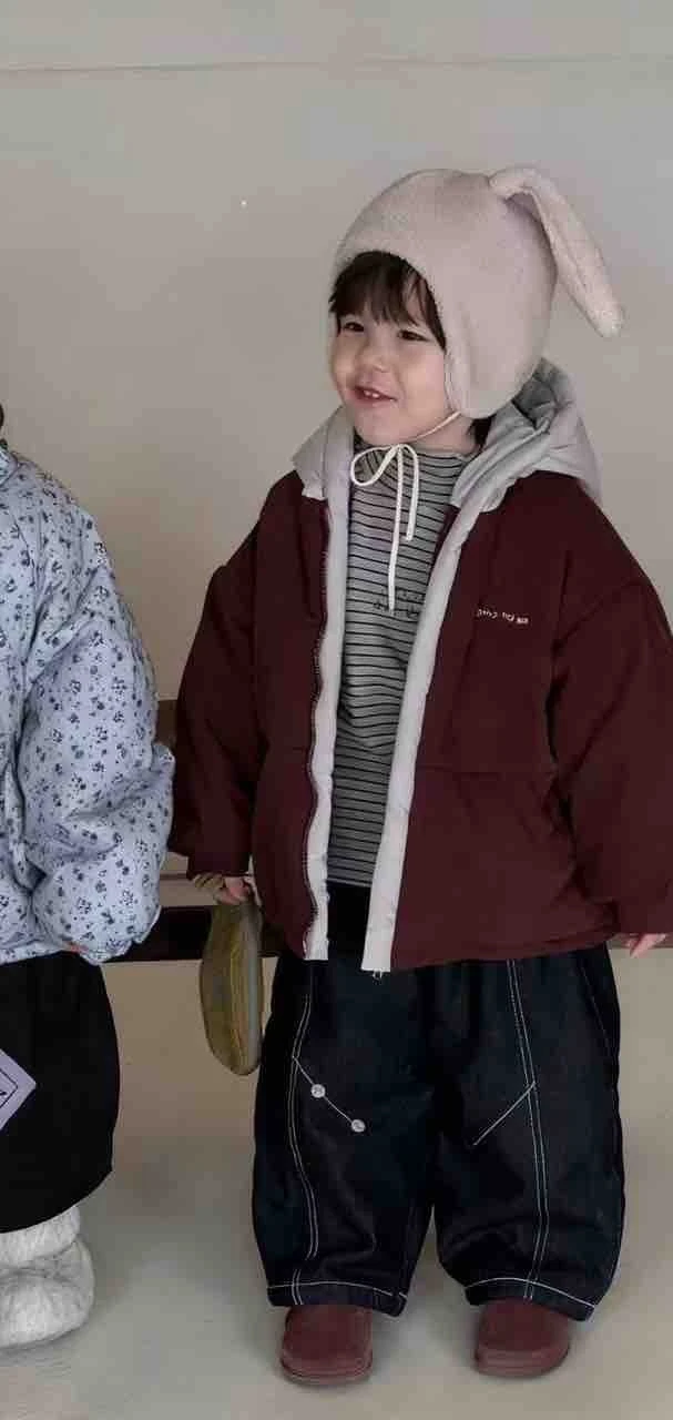 韓版冬款加絨加厚外套(90)