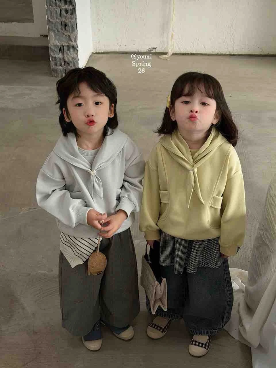 女童韓版衛衣(90-130)