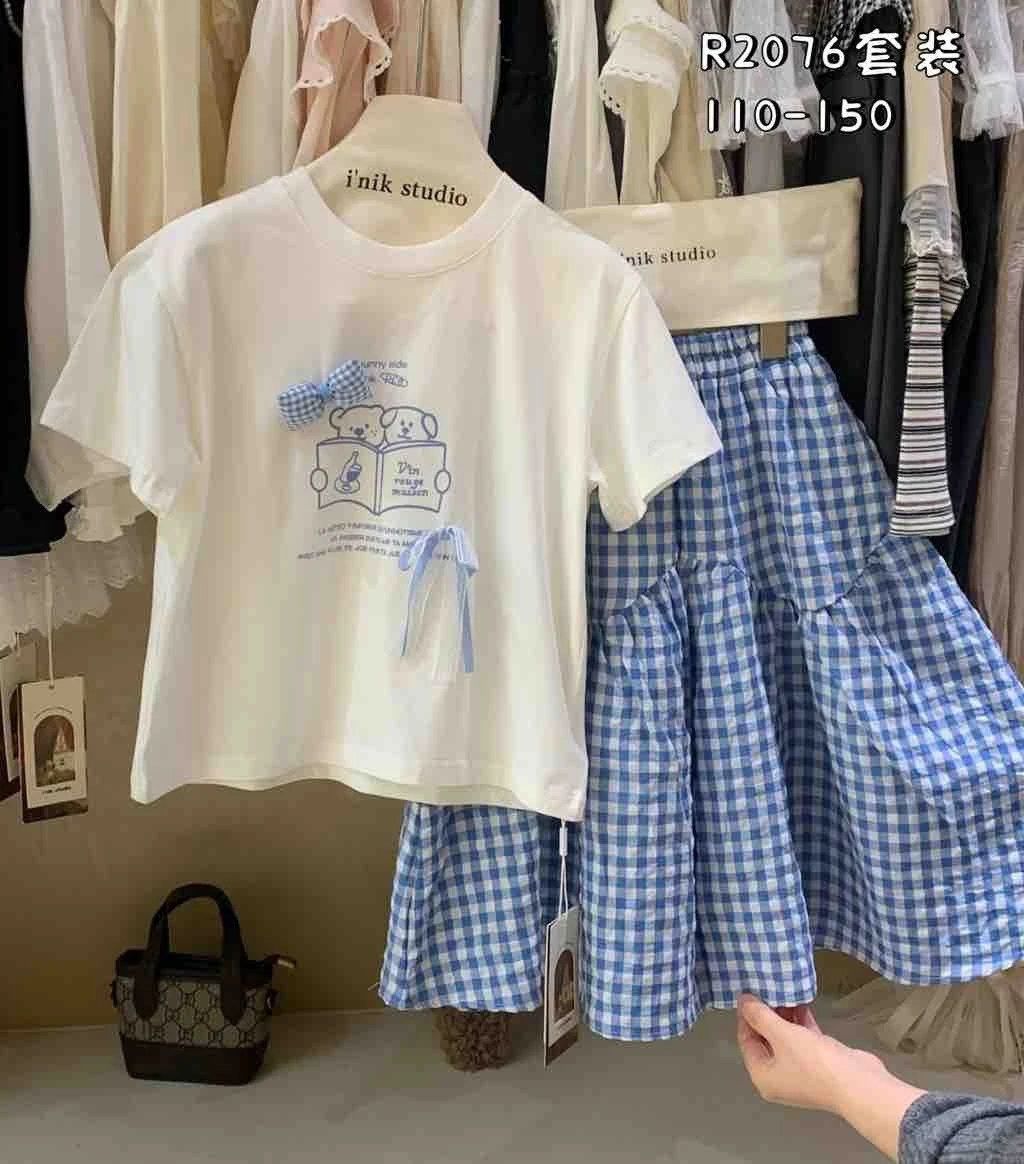 韓系女童休閒套裝