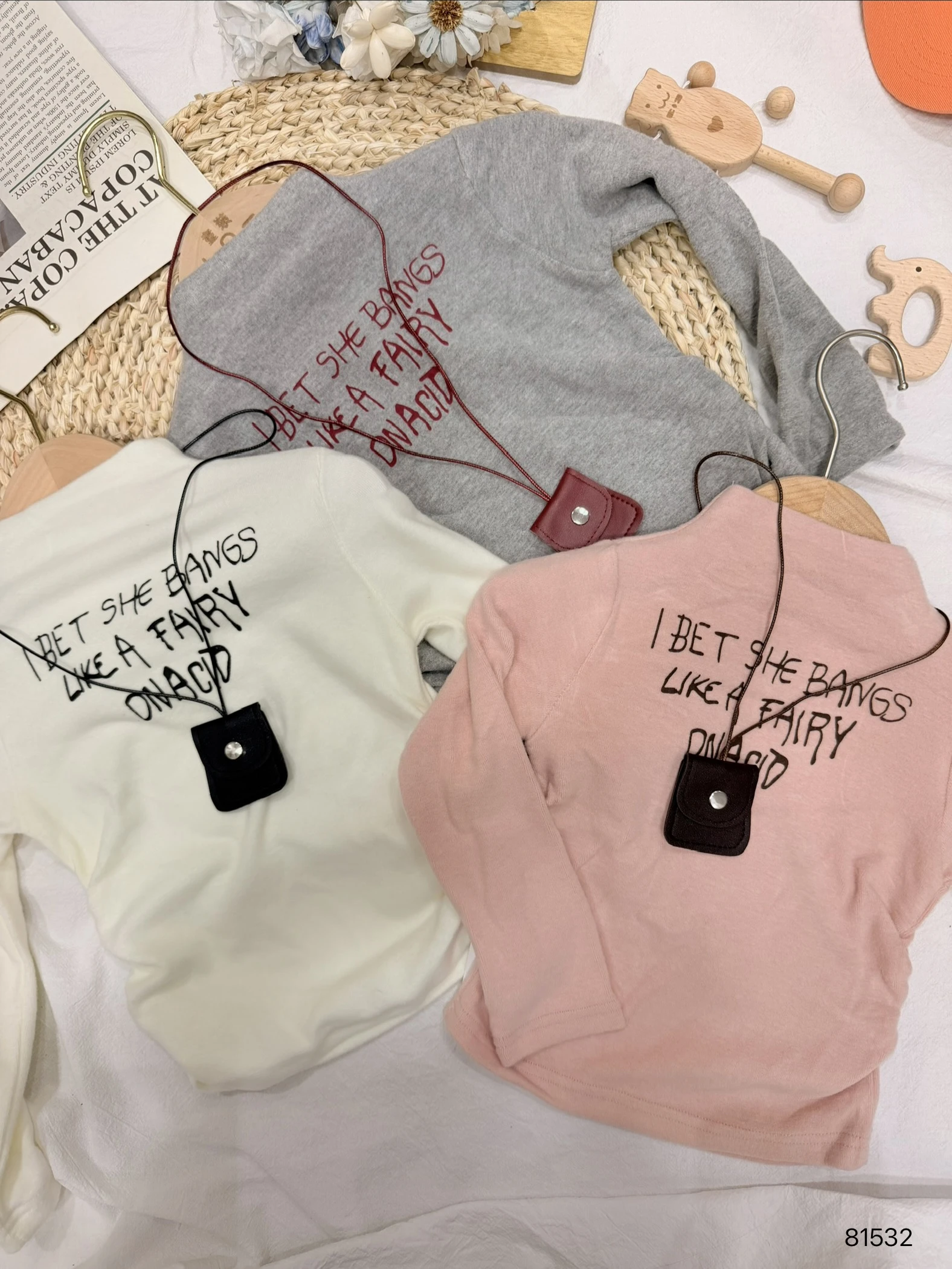 高領女童打底衣(110-150)