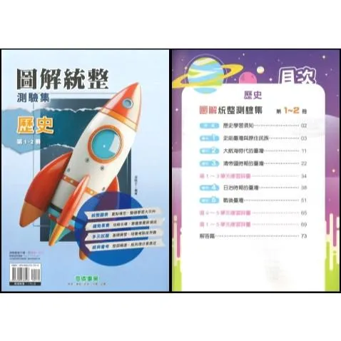 《社會圖解》奇鼎國中『圖解統整測驗集』歷史 地理 公民 (1-2冊)(3-4冊) 社c會複習 圖表統整