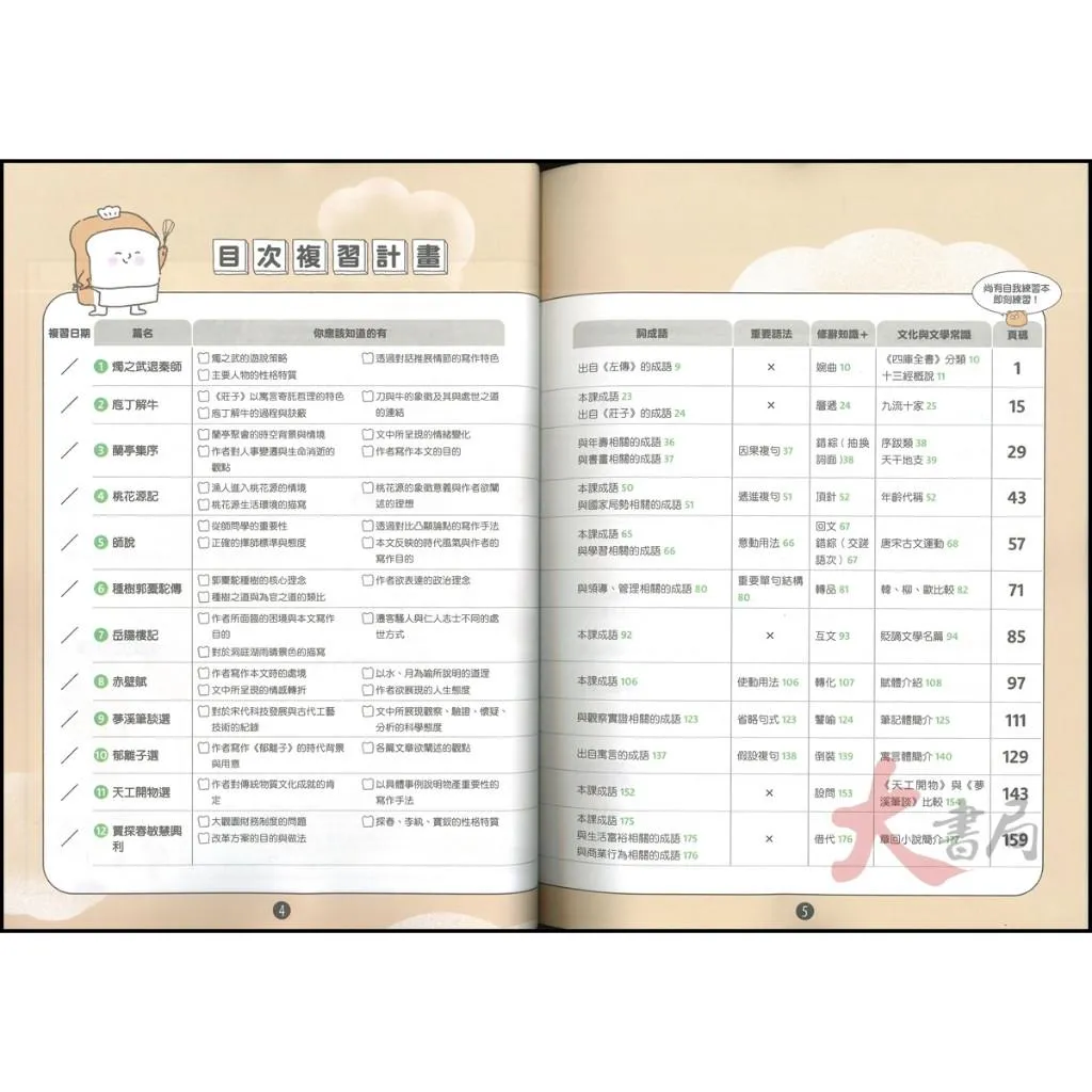 《統測國文閱讀》龍騰技高『圖個滿分！圖像筆記超攻略』統測閱讀 核心古文 國學常識
